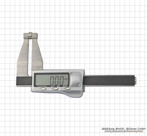 Digital caliper for sheet thickness, 50 x 80 mm