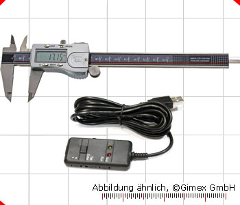 USB Satz: USB-Interface + Dig.-ABS-Messschieber, 300 mm