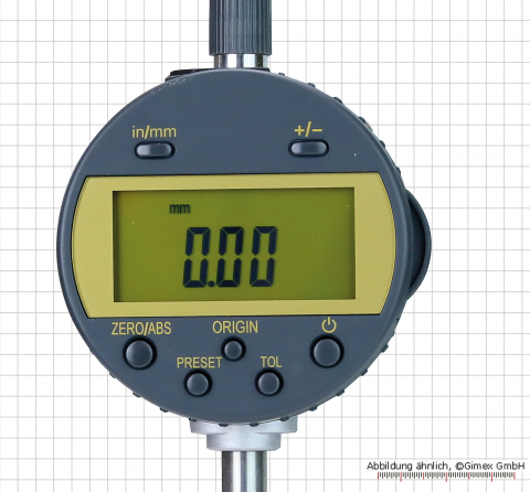 Digital dial indicator, 12.75 x 0.01 mm, IP 54