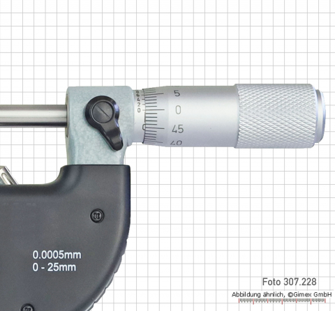 Digital indicating snap Micrometer, 25 - 50 mm x 0.0005 mm