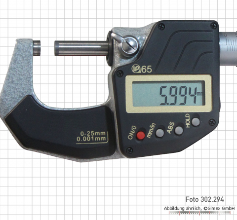 Dig.-Bügelmessschraube  IP 65, DIN 863,  75-100 mm