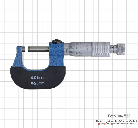 Prec. outside micrometers for left hand, 75 - 100 mm