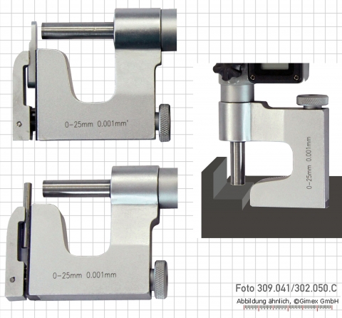 Präzisions-Universal-Bügelmessschrauben, 0 - 25 mm