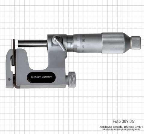 Uni-Micrometers, 0 - 25 mm