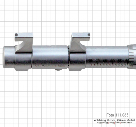 Innen-Messschraube mit gewölbten Messflächen,  25 - 50 mm