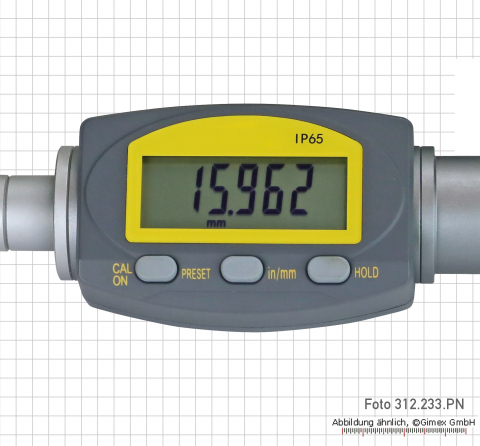 Digital three point internal micrometer,  8 - 10 mm