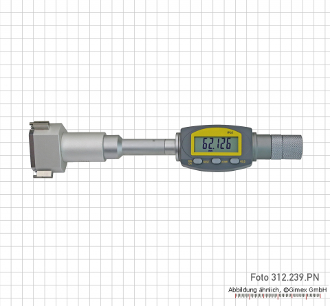 Dig. three point internal micrometer,  87 - 100 mm