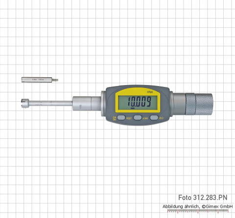 Dig. three point internal micrometer,  6 - 10 mm