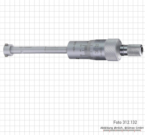 Three point internal micrometer,  6 - 8 mm