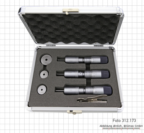 Internal micrometer set, 3 - 6 mm