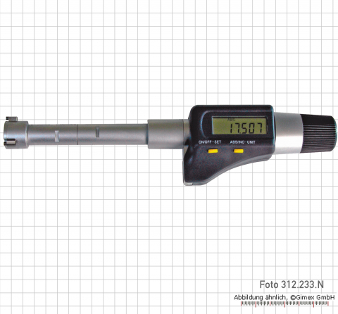 Dig. three point internal micrometer, 16 - 20 mm