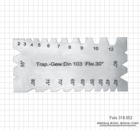 Double screw pitch gauges, 0.25 - 28 mm, 58 pcs.
