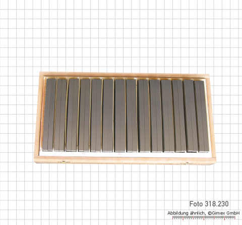 Steel parallels, 150 mm, 14 pairs