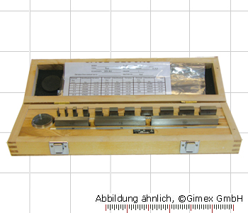 Gauge block set for checking of microm., 10 pcs.
