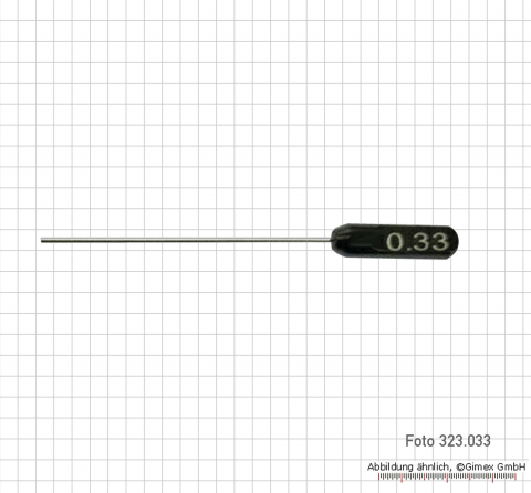 Prüfstift, einzeln, 0,20 mm, +/- 0.002 mm