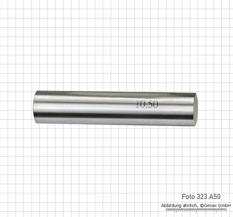 Pin gauge, single, 18.72 mm. +/- 0.002 mm