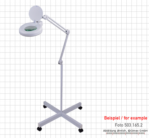Stand base for LED lamp and LED magnifying lamp