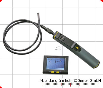 VIDEO INSPECTION ENDOSCOPE WITH removable 3.5” COLOUR LCD DISPLAY  Camera probe 5.5 x 3000 mm