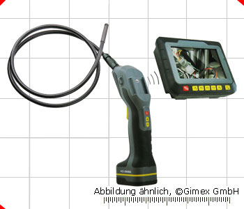VIDEO INSPECTION ENDOSCOPE WITH removable 5” COLOUR LCD DISPLAY  Camera probe 12 x 3000 mm