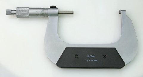 Prec. outside micrometers for rigth and left hand,  75 - 100 mm