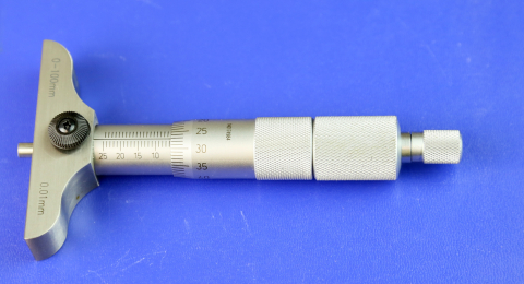 Depth micrometers, 0 - 100 mm