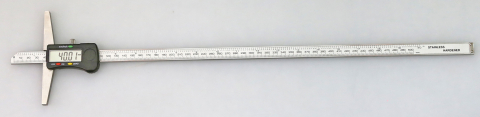 S560: Digital depth caliper, 400 x 100 mm