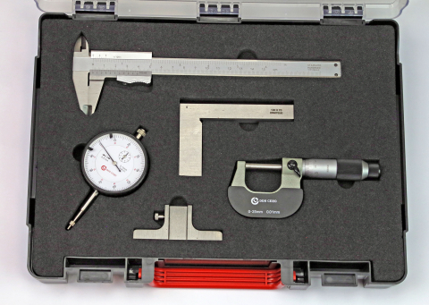 S634: Measuring tools set, 5 pcs/set - sample