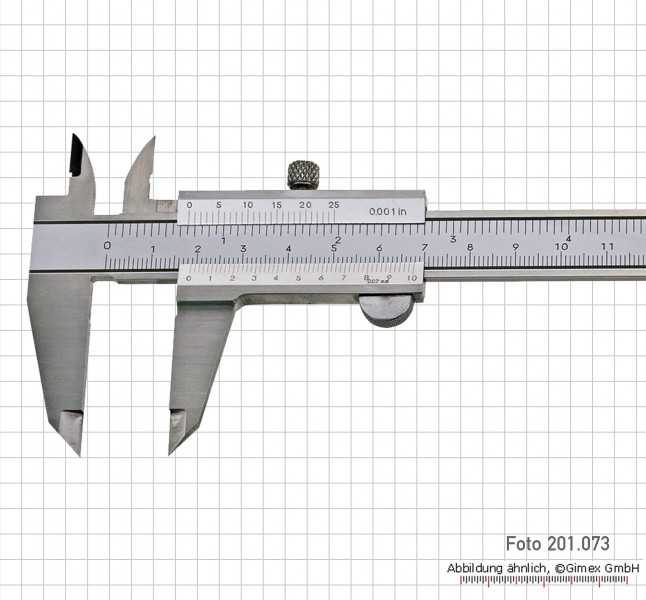 Vernier caliper TOP, 150 x 0,02 mm / 6" x 1/1000" screw