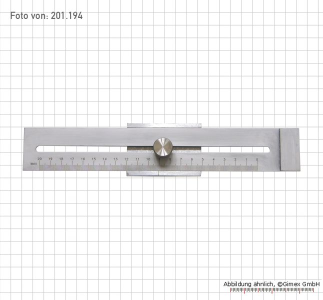 Steel marking gauges INOX, 300 mm