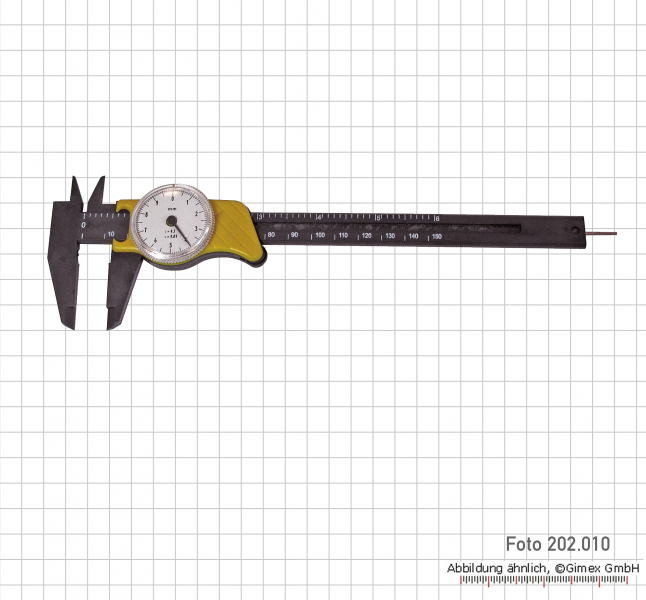 Dial calipers “fibreglass”, 150 mm