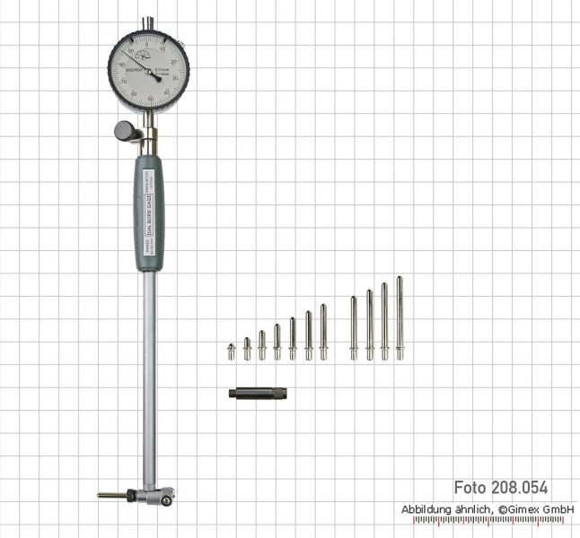 Internal measuring instrument with extended range, 50 - 180 mm