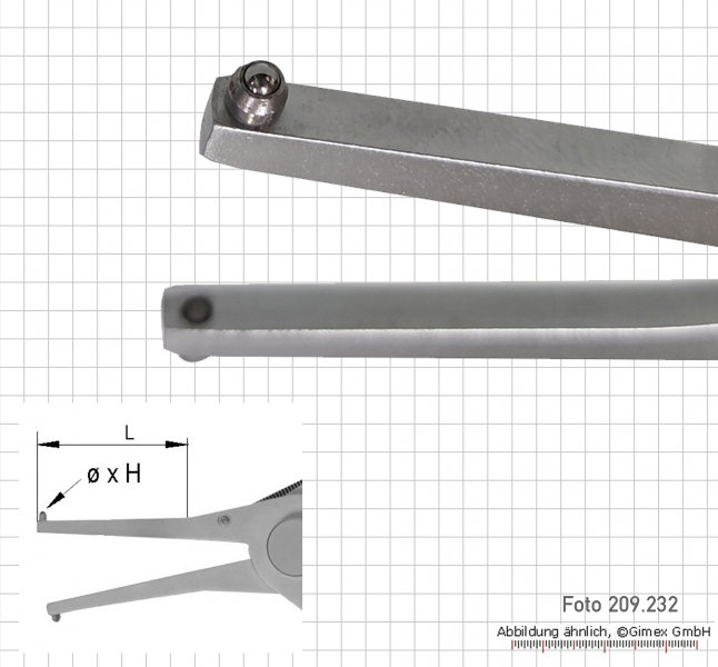 Digital caliper gauge for inside measurements IP 65,  75 - 95 mm - Kopie