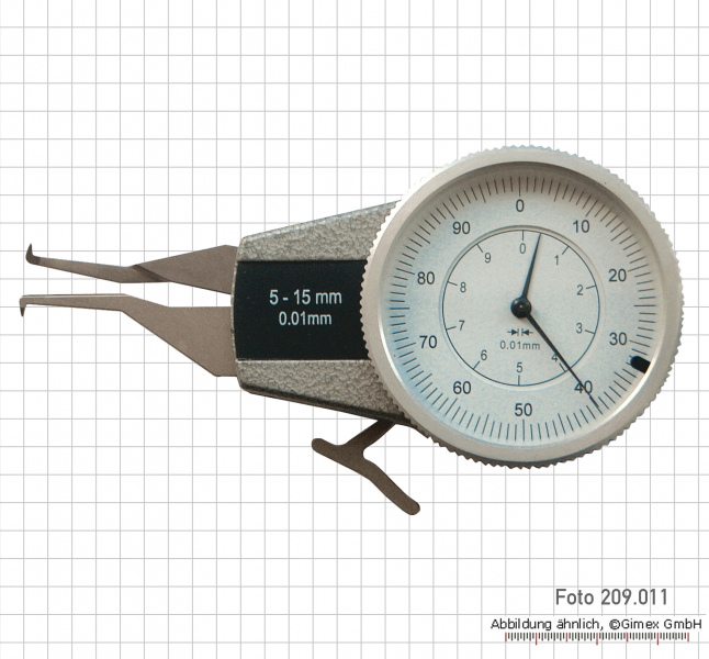 Caliper gauge for inside measurements,  5 - 15 mm