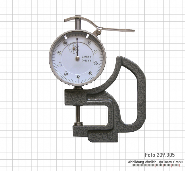 Thickness gauge, flat,  10 x 30 mm