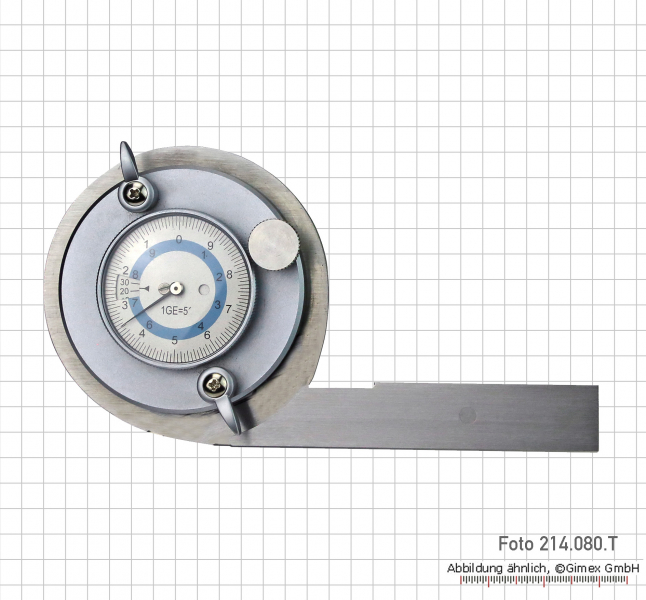 Universal bevel protractors, with dial ind., TOP,  without blade