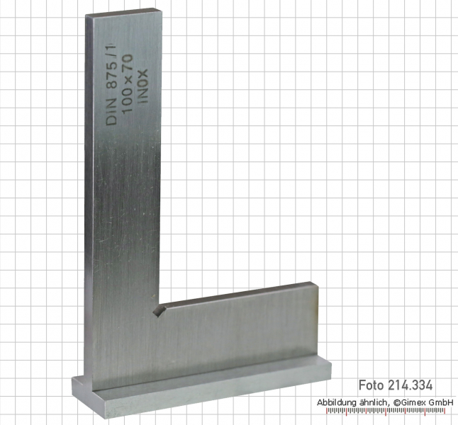 Control squares, INOX, with back, 400 x 265 mm