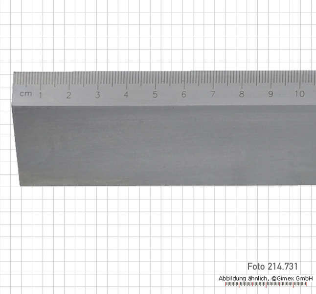 Steel rules, with bevelled edge & mm-graduat., 1500 x 40 x 5 mm