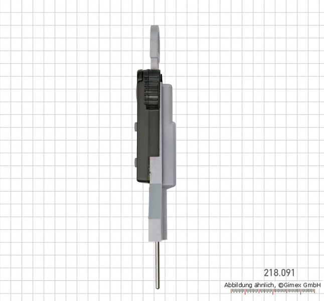 Digital depth measuring gauge 25 mm, made of platics