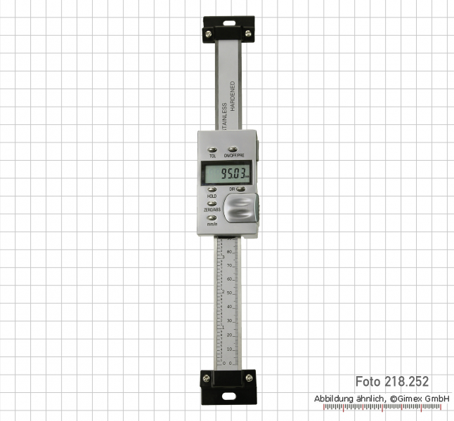 Digital scale unit, vertikal, 100 mm