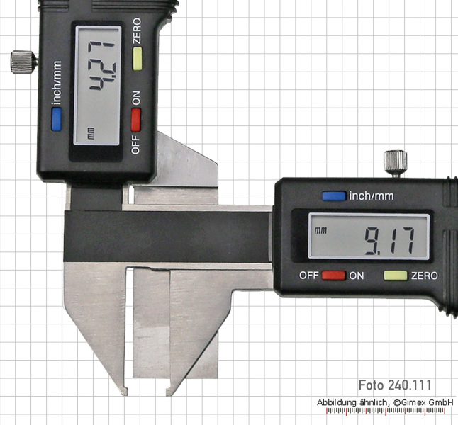 Digital gear thickness gauge, M5 - 50