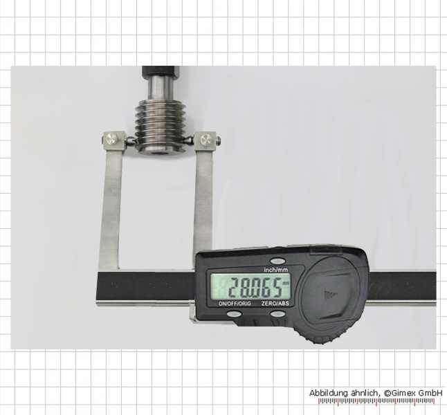 Digital gauge with exchangeable tips, 0 - 60 mm