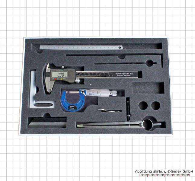Measuring tools set, 6 pcs/set