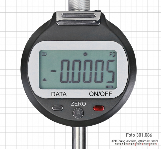 Digital dial indicator, 12.7 x 0.0005 mm - with optical linear encoder