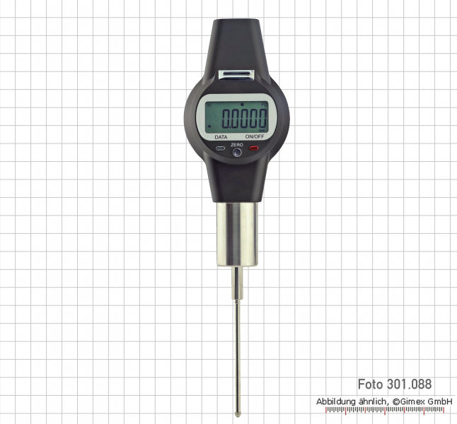 Digital dial indicator, 12.75 x 0.001 mm, IP 54