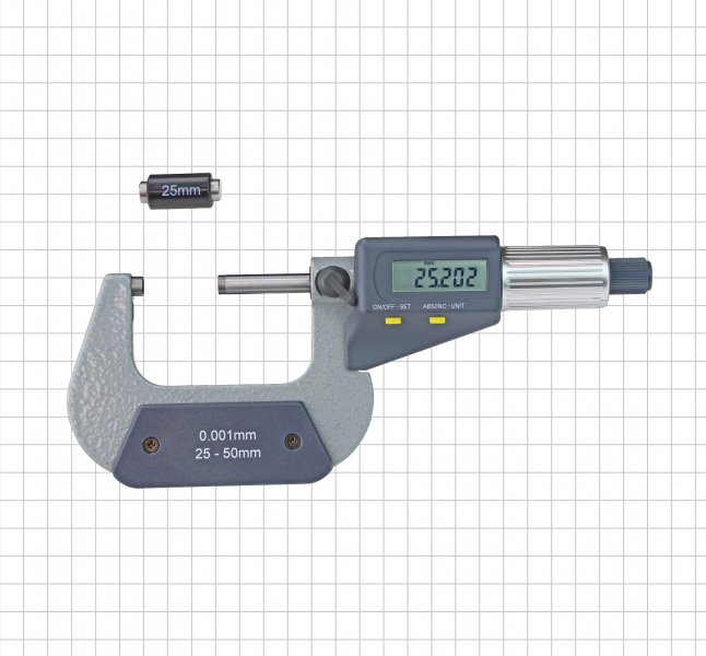 Digital outside micrometer,  50 - 75 mm