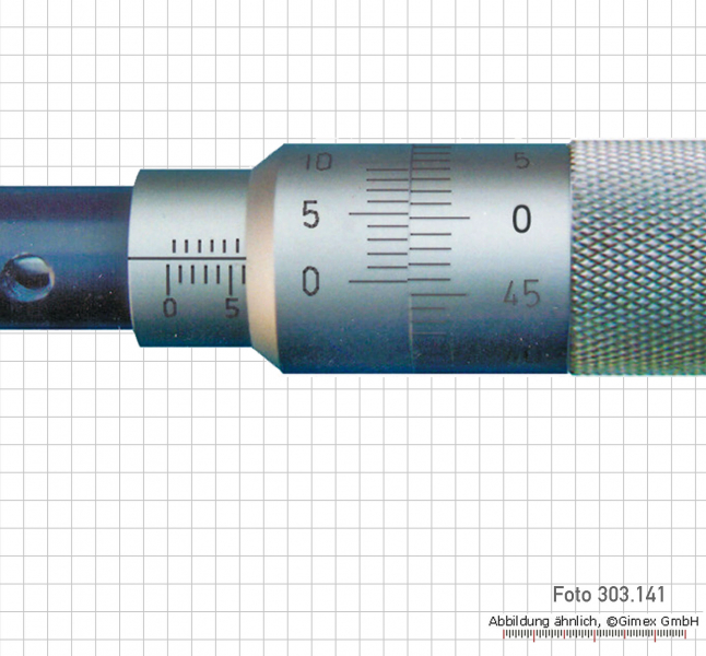 Micrometer heads, parallaxfree, 25 mm, flat