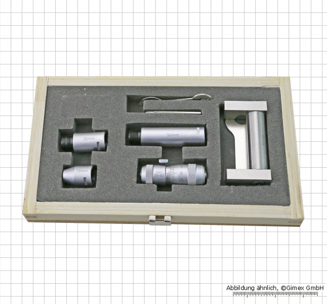 Inside micrometer sets,   50 - 150 mm