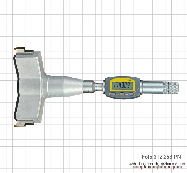 Digital three point internal micrometer,  100 - 125 mm