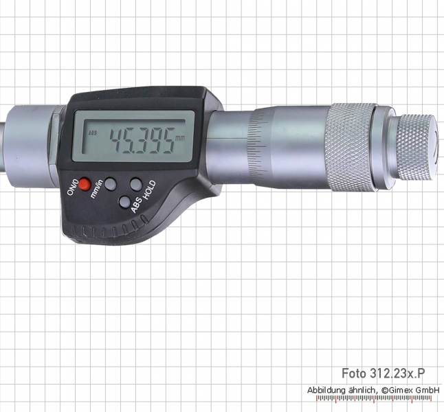 Digital three point internal micrometer,  50 - 63 mm