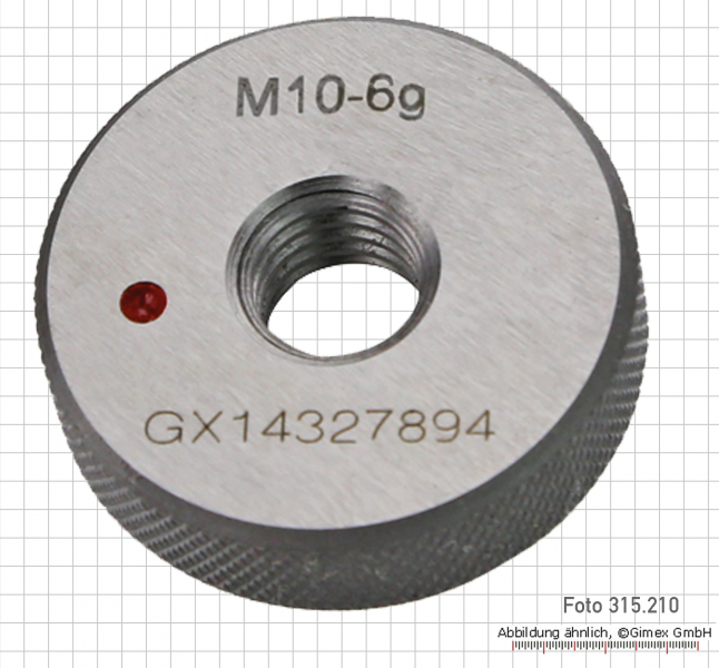 Thread ring gauges, "NO GO", M 33 x 3.5
